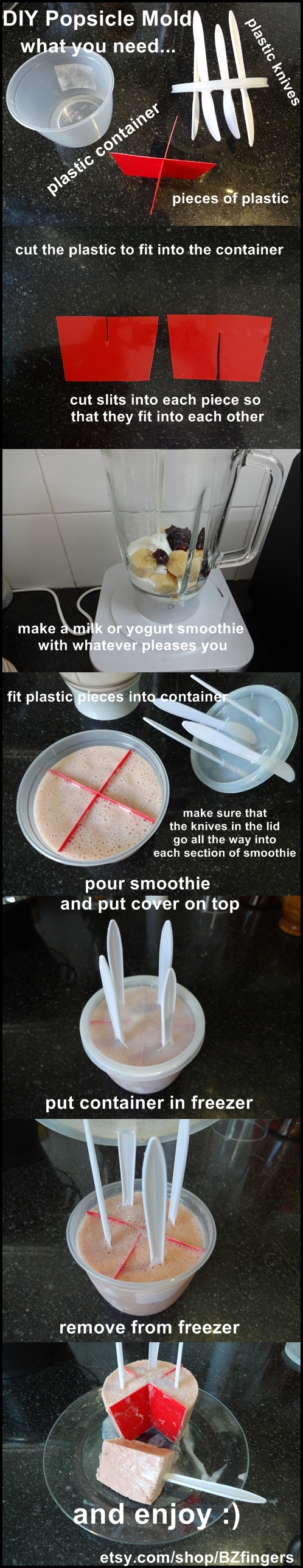 DIY Popsicle Mold 